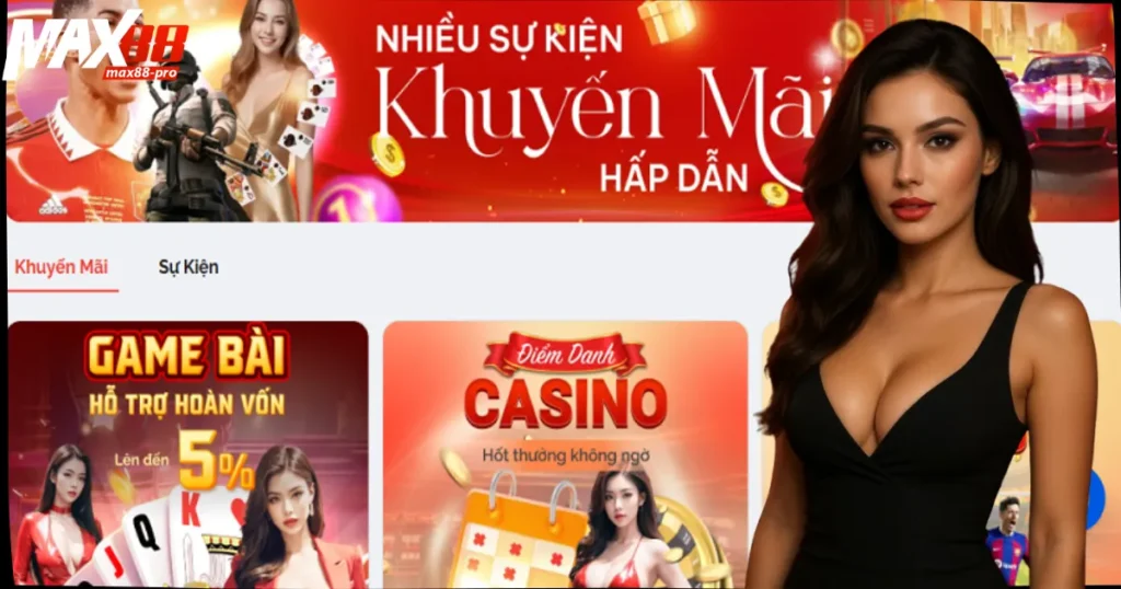 Khuyến mãi Max88 ngập tràn, mọi thành viên đều có quà