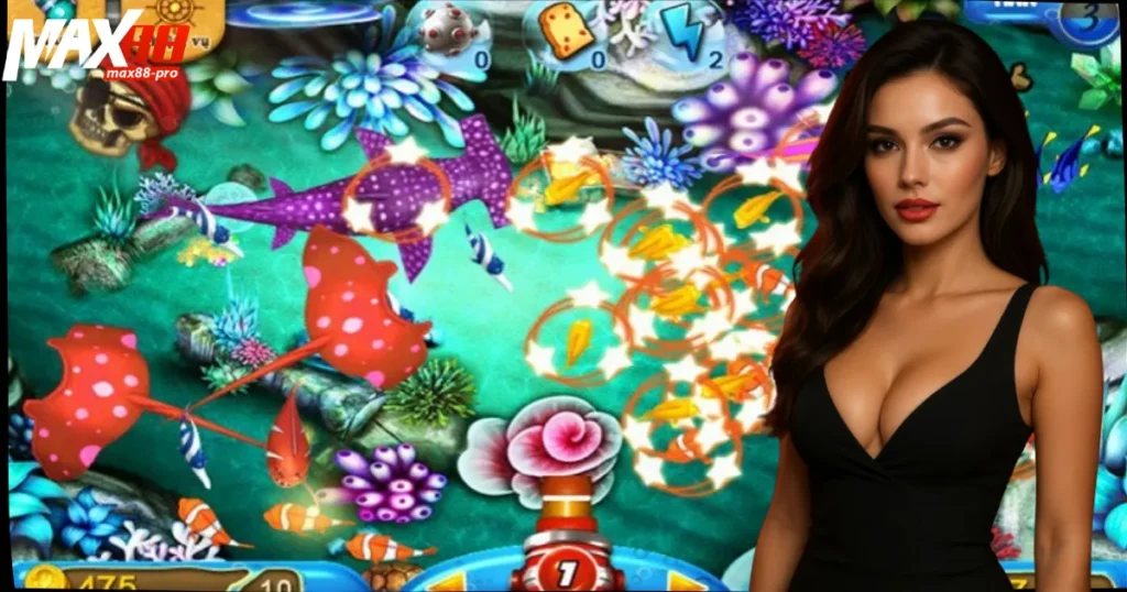 Đa sinh vật, đa vũ khí và tính năng hỗ trợ trong game bắn cá